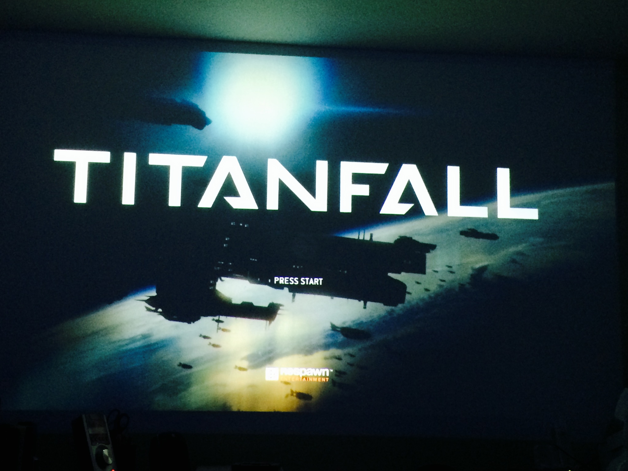The Titanfall Intro Screen